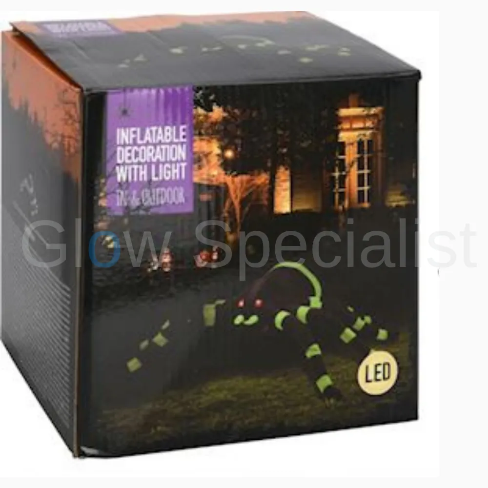 XL OPBLAASBARE HALLOWEEN SPIN MET VERLICHTING - 240 CM - Afbeelding 2