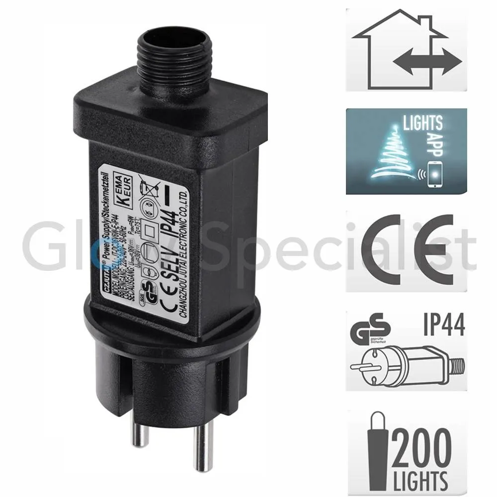 ZILVERDRAADVERLICHTING - 200 LED - WARM WIT - BEDIENING VIA SMARTPHONE APP - Afbeelding 7