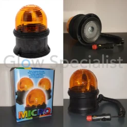 ZWAAILICHT H1 MICRO - MAGNETISCH - 12V - ORANJE